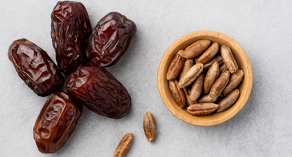 خواص شگفت‌انگیز هسته خرما 