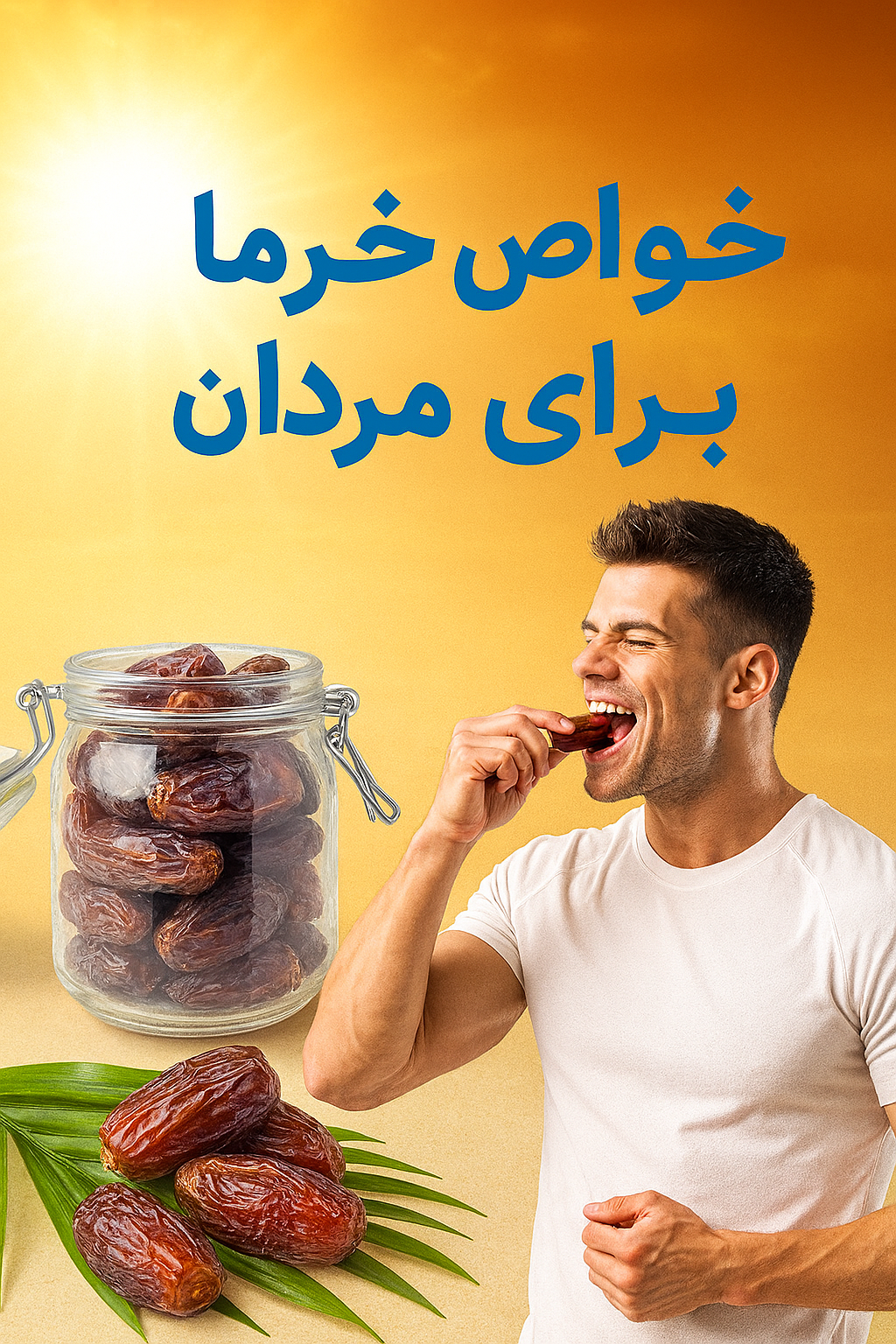 خواص خرما برای مردان | انرژی، قدرت، سلامت